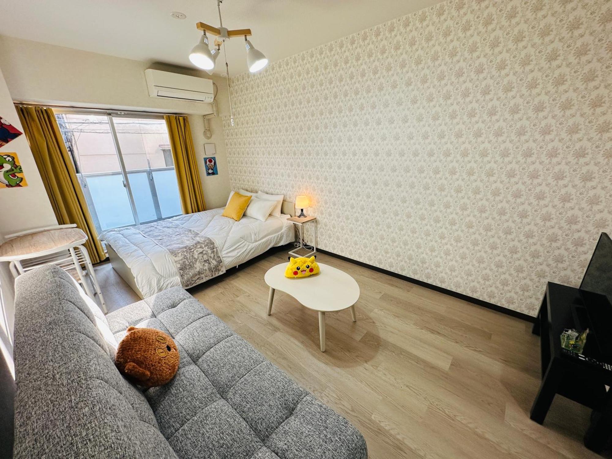Apartment 203新築セール黒門市場1分!道頓堀まで徒歩8分!心斎橋まで徒歩9分!